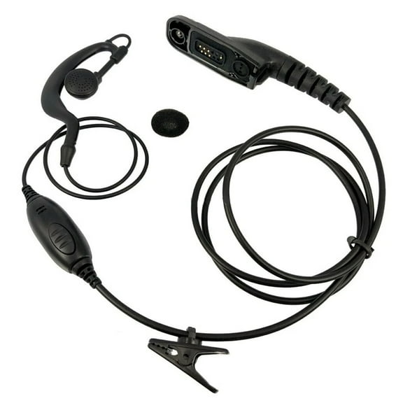 Professional Two Way Radio Headsets Antislip Ear Hook Soft Connection Cord Wide Device Compatibility Fit for P8268 P8668