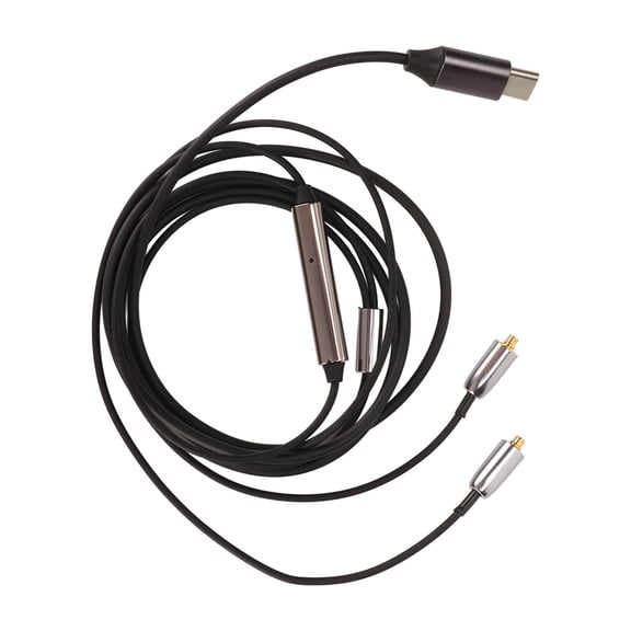 Professional Type C to MMCX Headphone Cable Oxygen Free Copper Earphone Wire Replacement for SE215 SE315 SE535 SE846 UE900 Headphones 47.2 inches / 120 cm