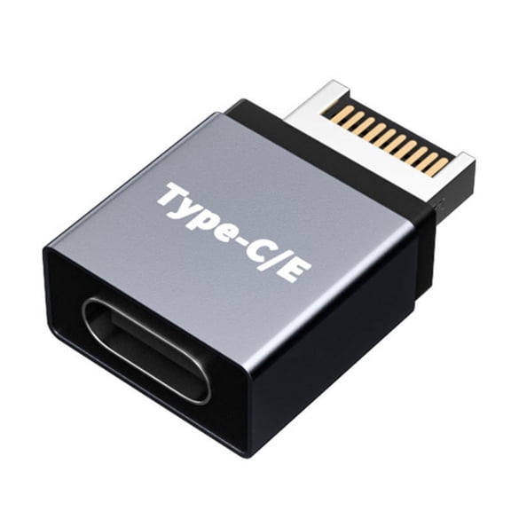 Professional Type-E Male to Type-C Female Connector Computer Motherboard Adapter Front Panel Adapter