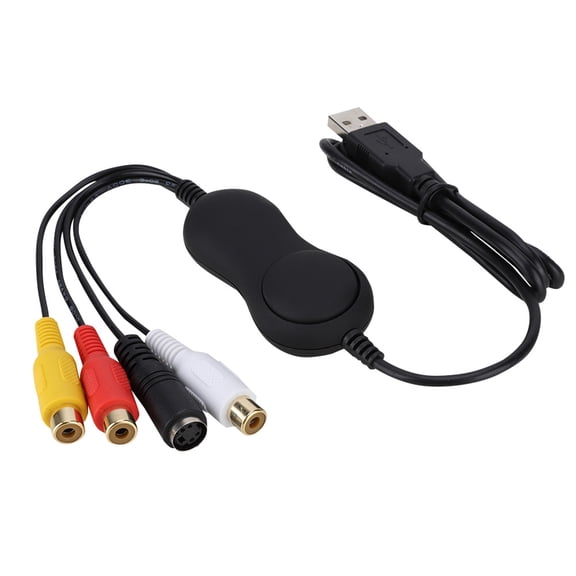 Professional USB 2.0 Video Capture Card Analog Video Grabber HD Recorder for Windows Linux Android (2.76 x 1.38 x 0.79 inches / 7 x 3.5 x 2 cm)