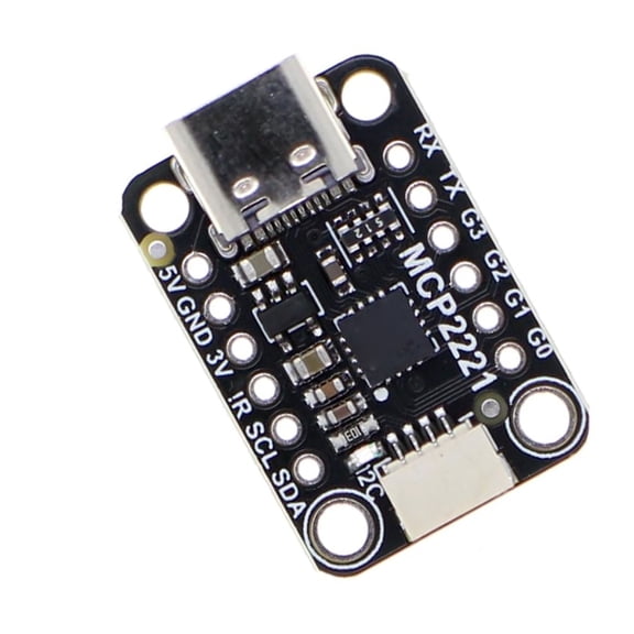 Professional USB to GPIO ADC I2C Converter Adapter Signal Processing Board Module compatible with Stemma QT and Qwiic Sensors 110V 3.1 x 2.0 in / 8.0 x 5.0 cm