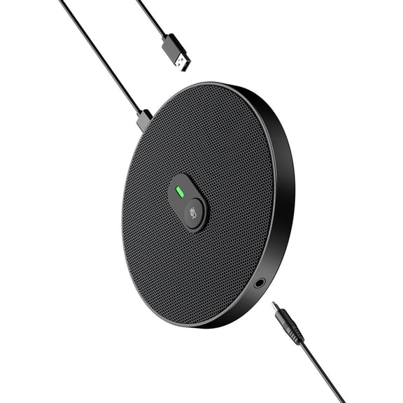 Professional USB Microphone With 360degree Voice Pickup And Integrated Loudspeaker USB Conference Microphone