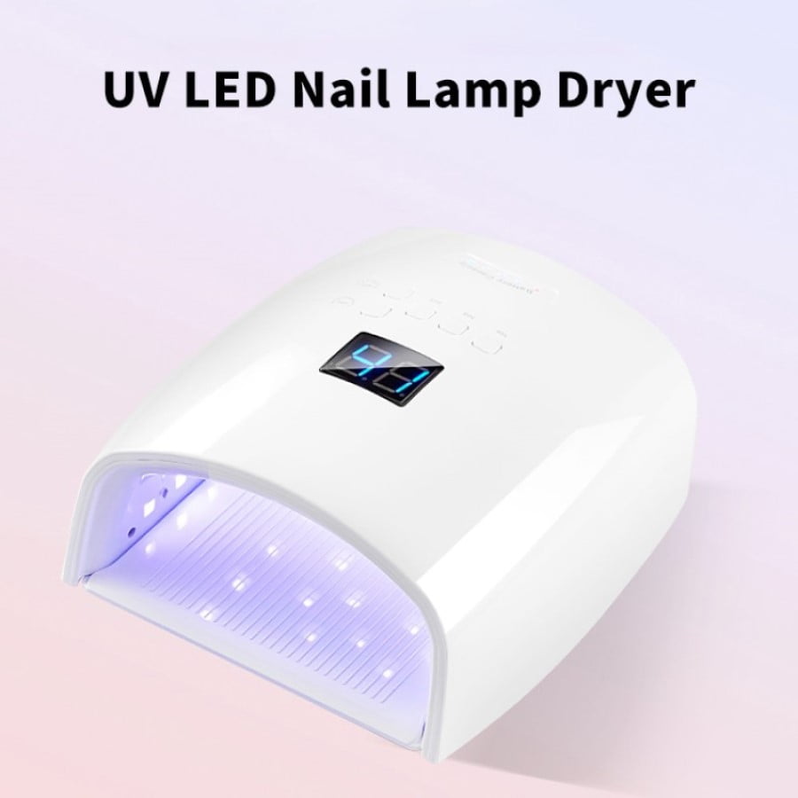 Professional UV LED Nail Lamp for Gel Polish, 280W Fast Curing Nail Dryer with 4 Timers & Smart Sensor for Salon & Home Manicures