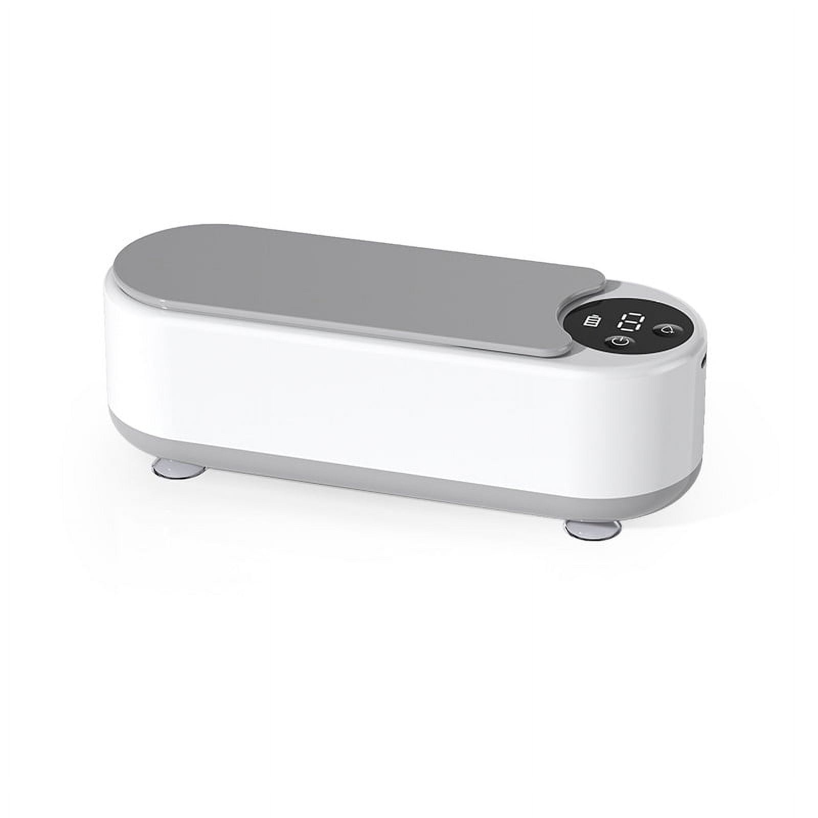 Professional Ultrasonic Jewelry Cleaner, 300mL Portable Eyeglass Cleaning Machine with Whisper-Quiet Tech,USB Powered Sonic Wash for Watches,Dentures, and Rings, One-Touch Operation for Home & Travel
