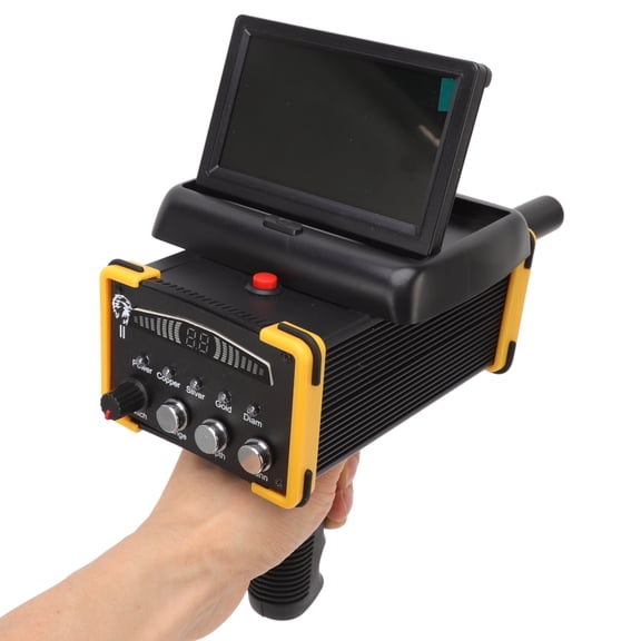 Professional Underground Gold Finder and Deep Metal Detector with 11.2 x 10 Inches / 28.5 x 25.4 cm Folding LCD Screen Tracker