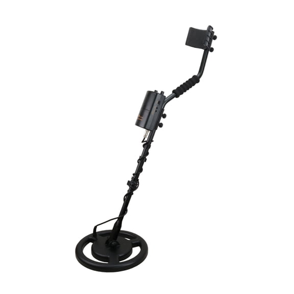 Professional Underground Metal Detector High Sensitivity Gold Digger Hunter Finder Nugget Detector with Adjustable Stem LCD Display LED Light Low Battery Indicator Waterproof Search Coil Black