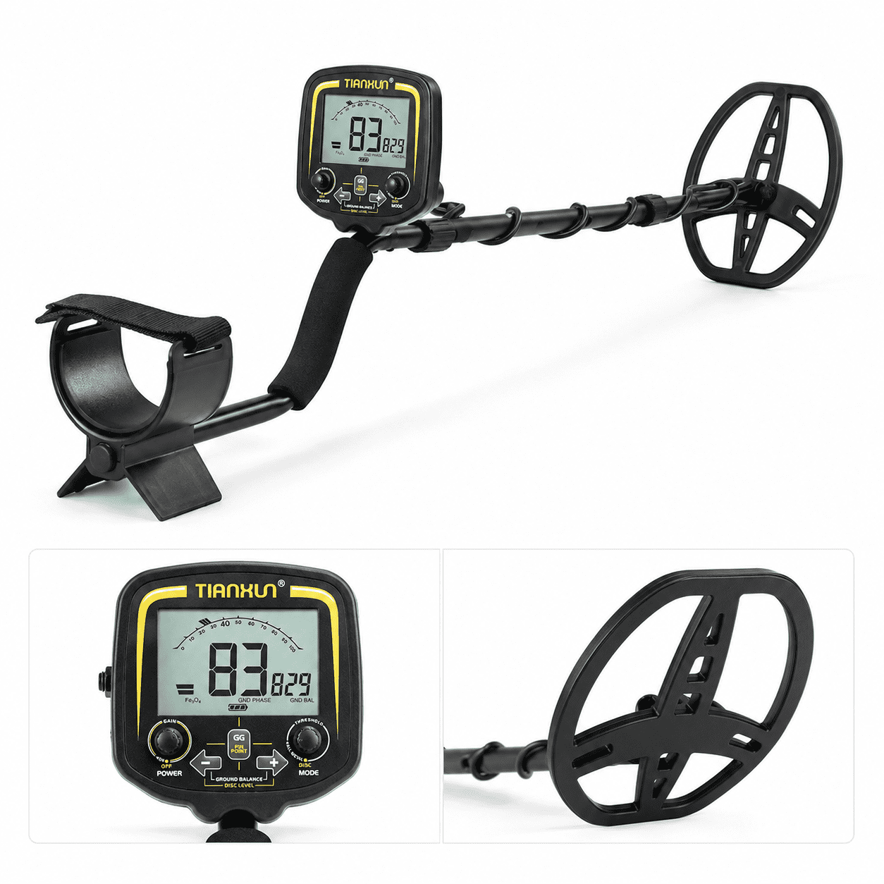 Professional Underwater Metal Detector, 100FT Waterproof Pinpointer with Pulse Induction Technology, High Sensitivity Gold Finder for Diving, Beach & Treasure Hunting