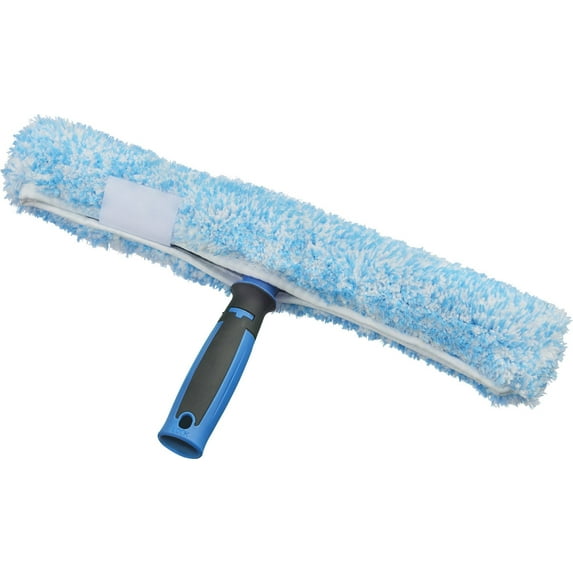 Unger Window Scrubber Professional 963920 - Machine Washable Synthetic Fabric Trim - Blue