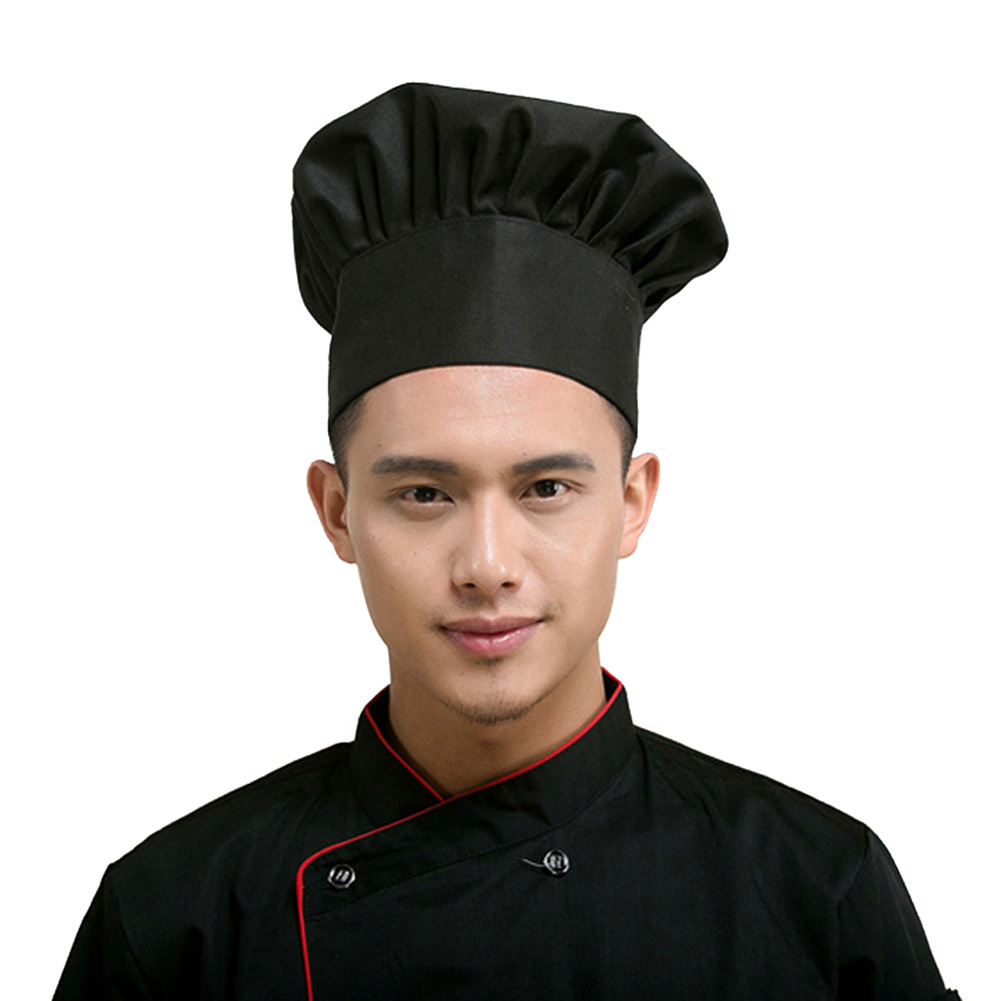Chef Hat Male Chef Hat White Mushroom Hat Catering... – Grandado