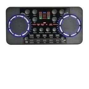 Professional V300 Pro Sound BT Card Interface Mixer DJ Digital Effect Noise Reduction Console USB Record For Singing ,Easy to Operate