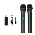 thumbnail image 1 of Professional VHF Wireless Microphone Handheld Mic System w/ Receiver,2 pcs, 1 of 1