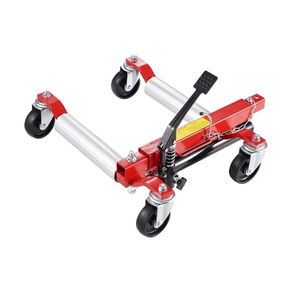 Professional Vehicle Wheel Dolly and Jack Lifter Set - 1500 Lbs Heavy Duty for Tire Change and Garage Use