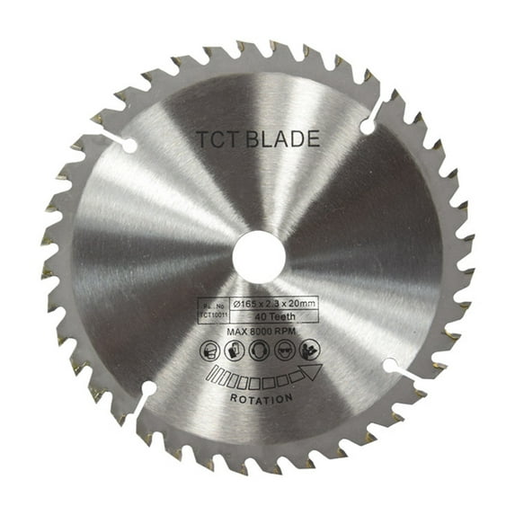 Professional Vents Design Circular Saw Blade, Non-Stick Coating Ensures Fast And Efficient Cutting, 60 Teeth Silver 165Mm Blade For Cutting Copper Iron Aluminum Plastic Wood