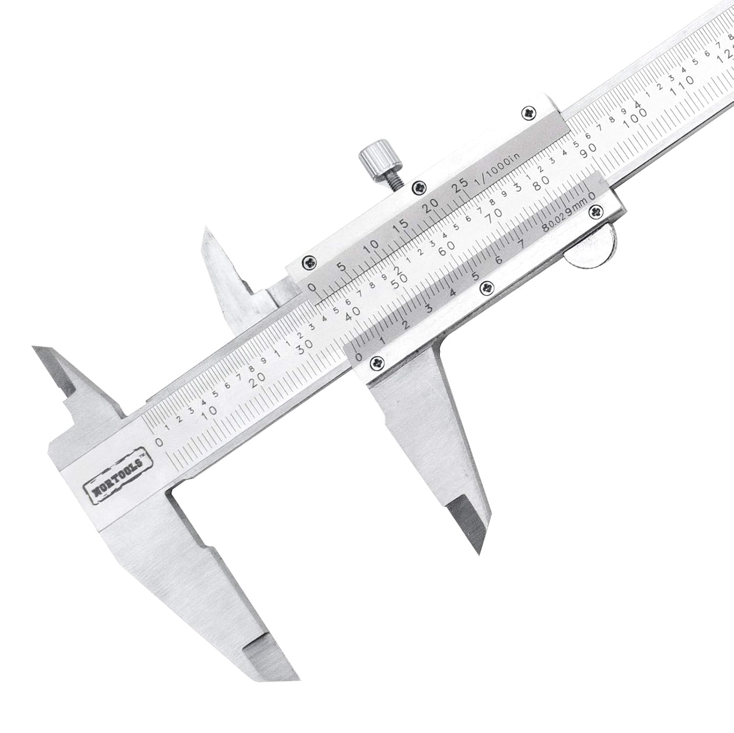 Professional Vernier Caliper Measuring Tool Stainless Steel 6 Inch/150mm for Inside,Outside, Depth and Step Measurements,0.001"/0.02mm High Precision Durable Micrometer