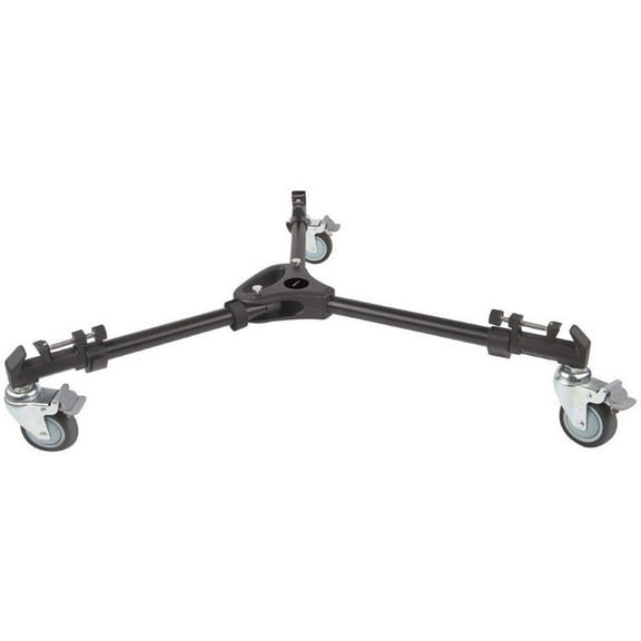 Vivitar Professional Video Tripod Dolly with 15 - 24" Leg Extension, 55 lbs Capacity