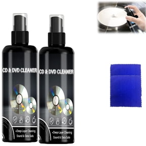 Professional Vinyl Record Cleaner, CD and DVD Restoring Cleaner, Stain Removal, Anti-Static Protection, And Noise Reduction, Gentle, Residue-Free Formula