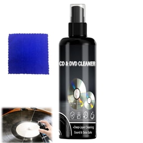 Professional Vinyl Record Cleaner, CD and DVD Restoring Cleaner, Stain Removal, Anti-Static Protection, And Noise Reduction, Gentle, Residue-Free Formula