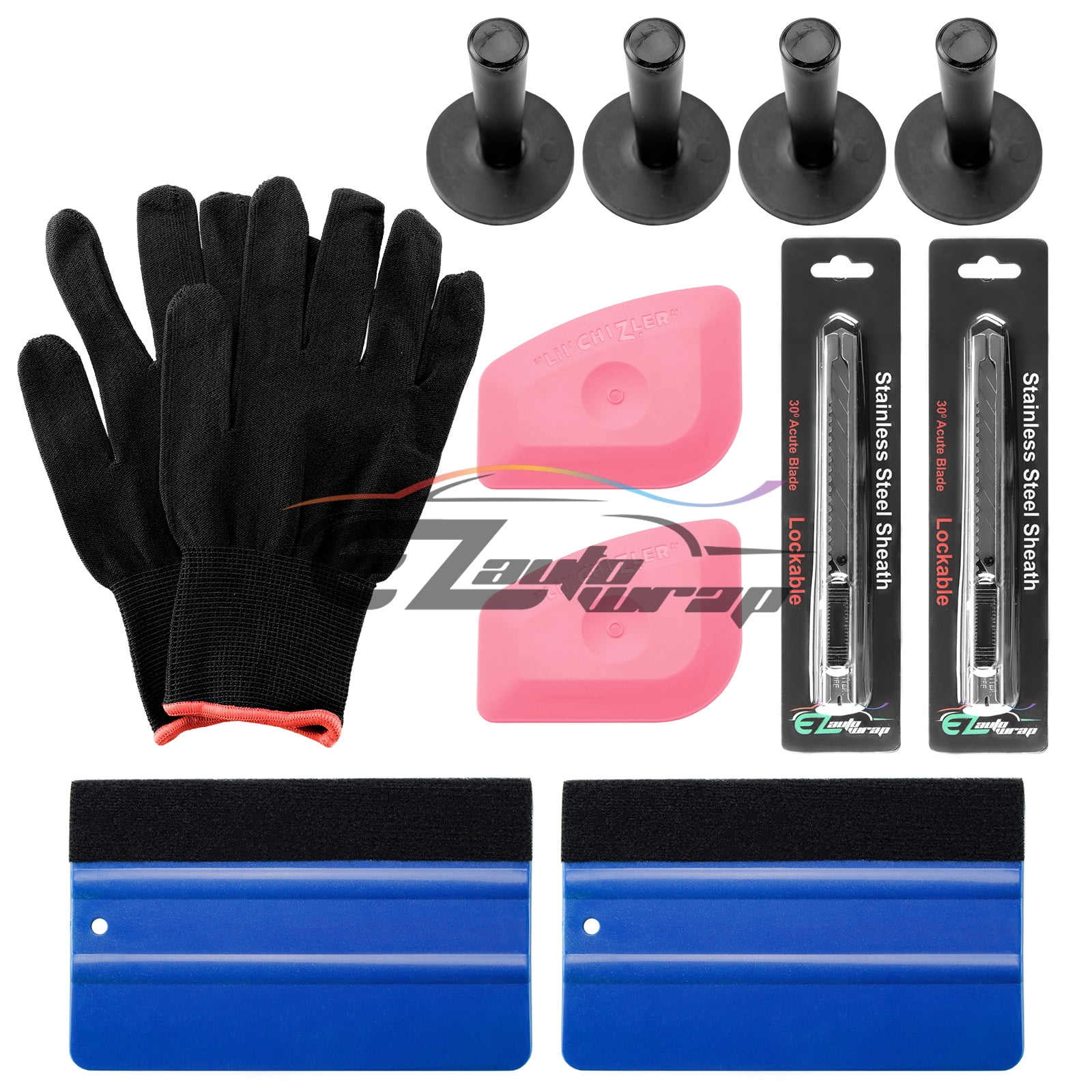 Professional Vinyl Wrap Tool Kit Window Tint Film Application Magnets ...