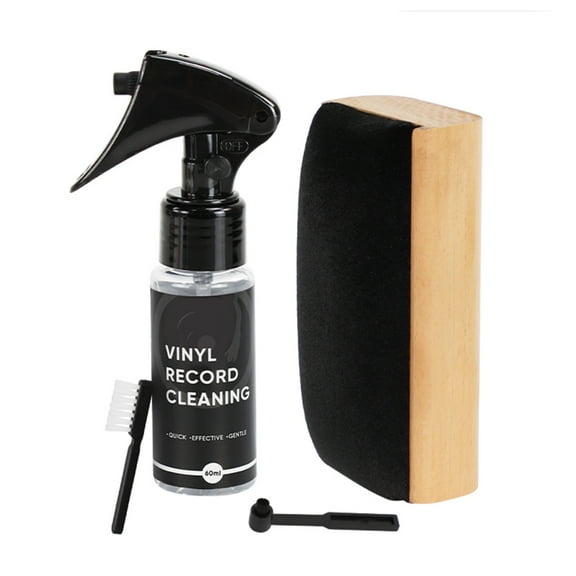 Professional Vinyls Record Cleaning Kit with MultiFunctional Tool For Dust &Noise Reductions for Enhances Sound Quality