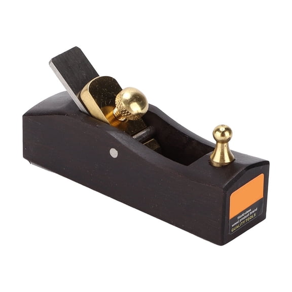 Professional Violin Thumb Planer, Ebony and Brass Hand Planer for Luthier Violin Making Tool, 3.1 Inch