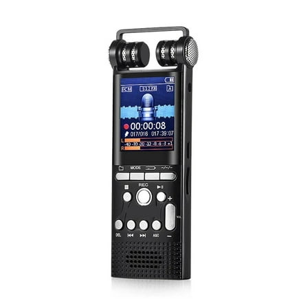 Professional Voice Recording Activated Digital Audio Recorder Usb Non-stop 100hr Pcm 1536kbps ,One-touch operation