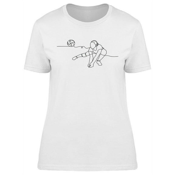 Professional Volleyball Player T-Shirt Women -Image by Shutterstock, Female Medium