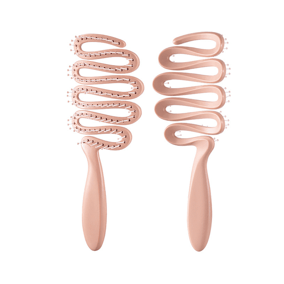 Professional Volumizing Comb With Hollow Teeth 50% Less Resistance For Smooth Detangling & Lift Effect