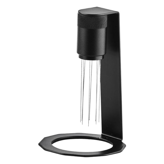 Professional WDT Coffee Tool with 8 Stainless Steel Needles and Magnetic Holder for Even Espresso Extraction