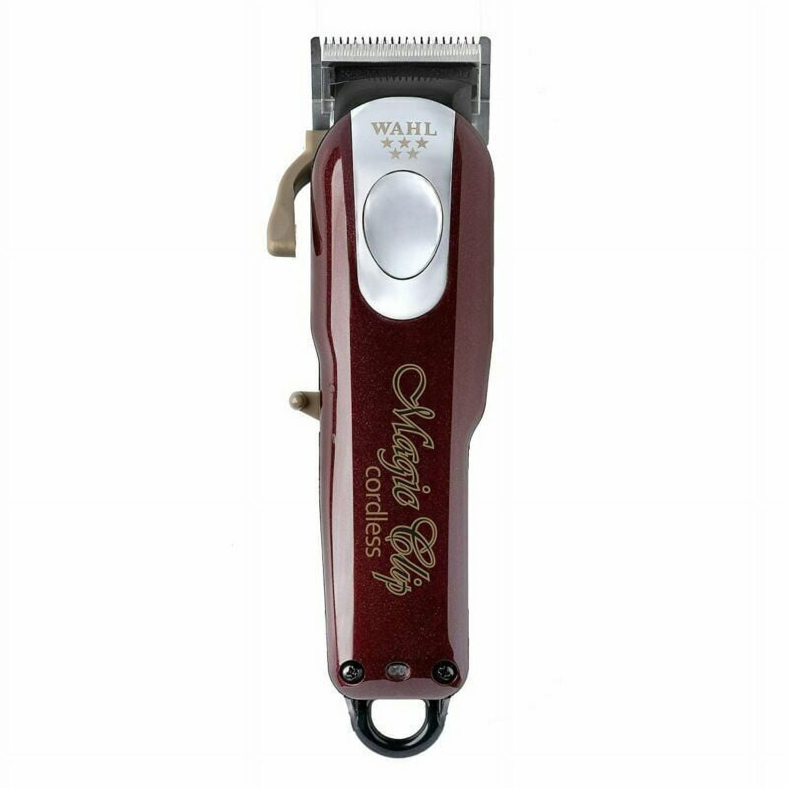 Wahl 5 Star Cordless Senior Clipper #8504-400 with 4oz Clipper Oil and  Styling Flat Top Comb 
