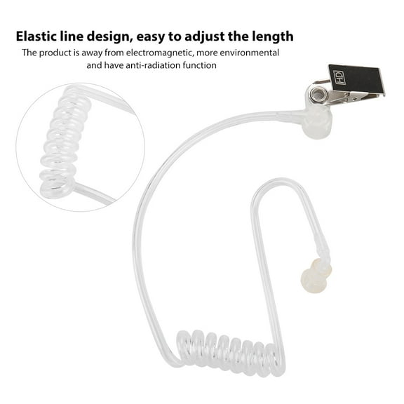 Professional Walkie Talkie Headset, Anti,Radiation, Clear Audio, Comfortable Fit, 3.5mm Plug