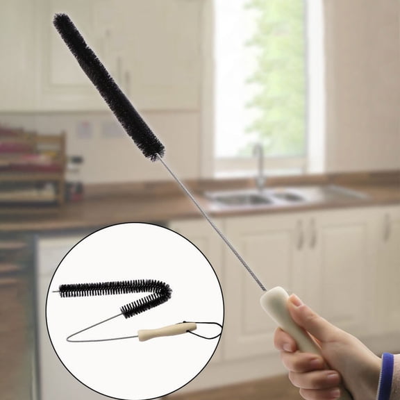 Professional Washer Cleaner Brush - Heavy Duty Mold Remover for Front/Top Load Machines | RV & Dryer Vent Tool | Flexible 360° Design | Multi-Surface Scrubber (27.5")
