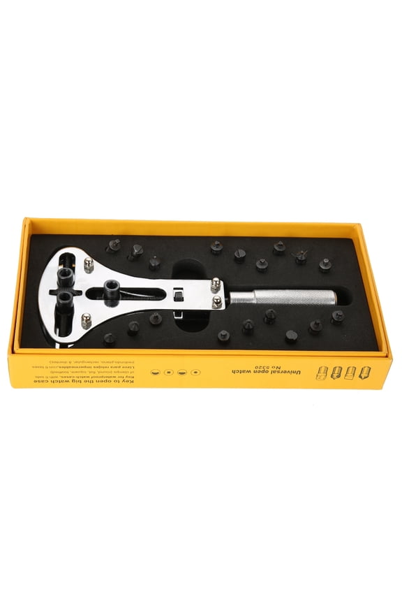 Professional Watch Back Case Opener Battery Cover Repair Wrench Screw Remover Tool Set Kit