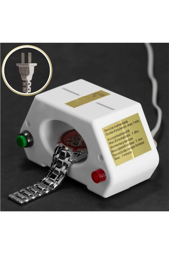 Professional Watch Demagnetizer Tool, 110V/220V Precision Repair Degausser For Mechanical Watches With US Plug, Watchmaker Kit,US plug