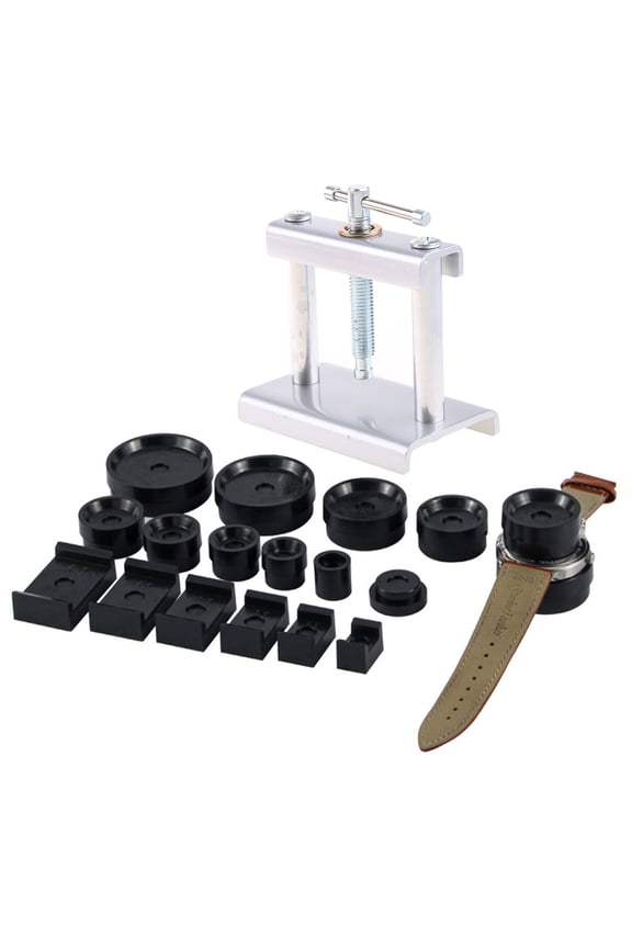 Professional Watch Press Set Watch Back for Case Closing Tool & Fitting Dies Watch Repairing Tool Die Kit for Watchmaker