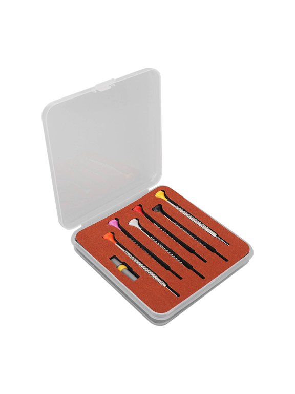 Professional Watch Repair Screwdriver Set High Speed Steel Slotted Precision Screwdrivers Kit for Jewelers Eyeglasses and Tiny Clock Maintenance Repairs 6 Inches / 15.24 cm