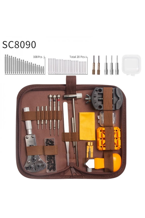 Professional Watch Repair Tool Kit - Complete Set for Watch Maintenance and Battery Replacement186pcs