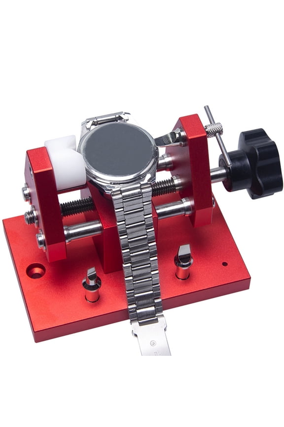 Professional Watch Snap-on Case Back Opener Ergonomic Handle, Delrin Bracket for Watch Repair Bracelet Link Pin Removal