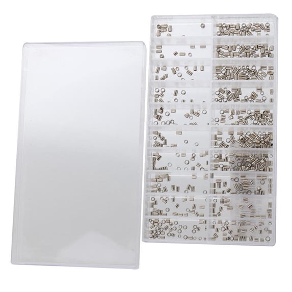 Professional Watch Tubes Set Metal Tubes for Watch Repair, 500Pcs