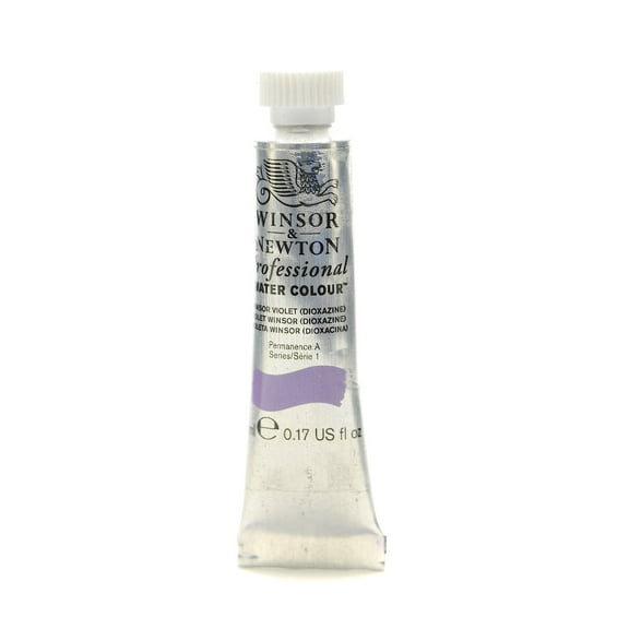 Professional Water Colours Winsor violet dioxazine, 5 ml, 733 (pack of 2)
