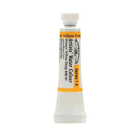 Professional Water Colours Winsor yellow deep, 5 ml, 731 (pack of 2)