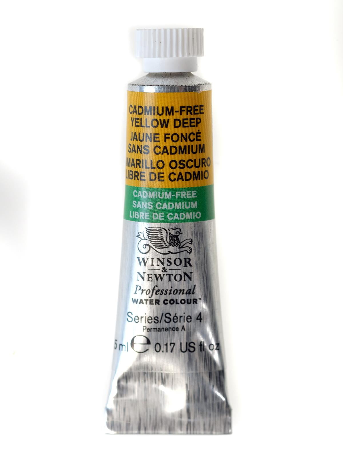 Professional Water Colours cadmium free yellow deep, 5 ml, 891 (pack of 3)