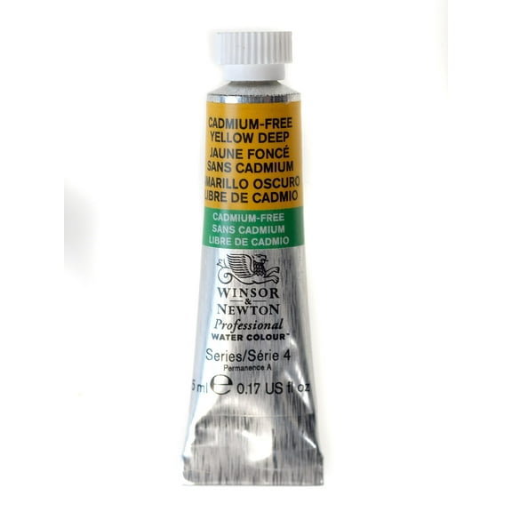 Professional Water Colours cadmium free yellow deep, 5 ml, 891 (pack of 3)