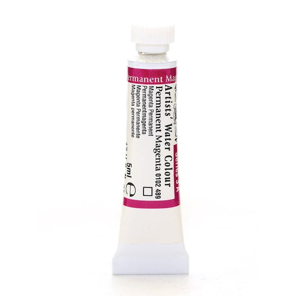 Professional Water Colours permanent magenta, 5 ml, 489 (pack of 2)