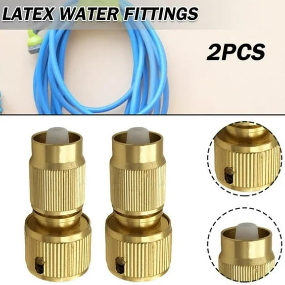 Professional Water Hose Quick Connect Adapter, Aluminum Alloy Construction, Delivers Easy and Reliable Tool-Free Use, Great for Expandable Hose RepairsMulticolor,one-size