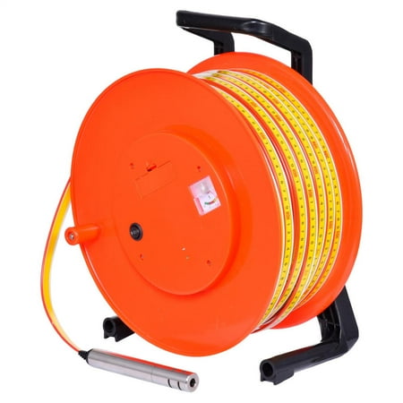 Professional Water Level Indicator, 98ft/30m Range with Fixed Probe, Liquid Depth Measurement for Groundwater