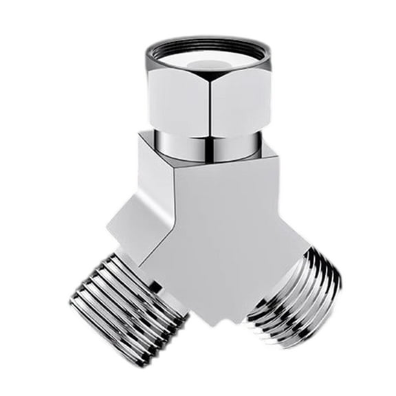 Professional Water Pipe Adapter Water Pipe Coupler Metal Y Shaped Water Pipe Joint 3 Way Joint for Various Applications