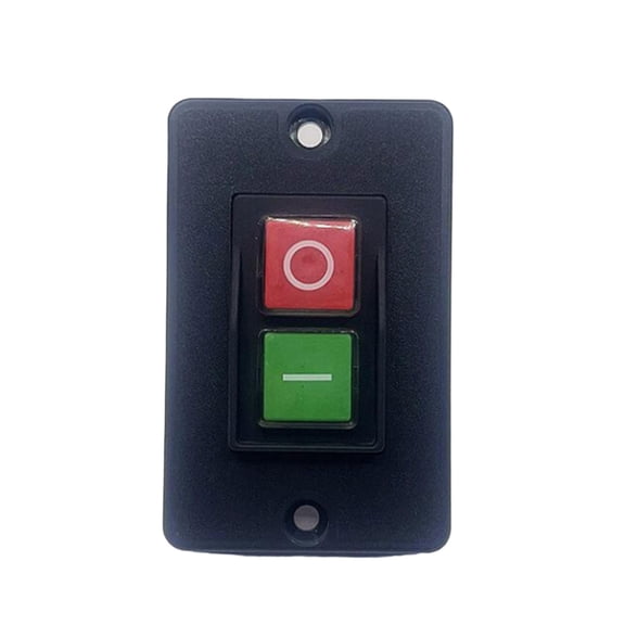 Professional Waterproof Motor Switches Locking Shut Button ON/Off Start Stop Switches 250V/16A Suitable for Slicers