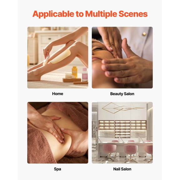 Professional Wax Warmer 3000ML  300W Single Wax Heater with Upgraded Non-Stick Pot  Adjustable Temperature 32-248  F for Hair Removal/Waxing  White