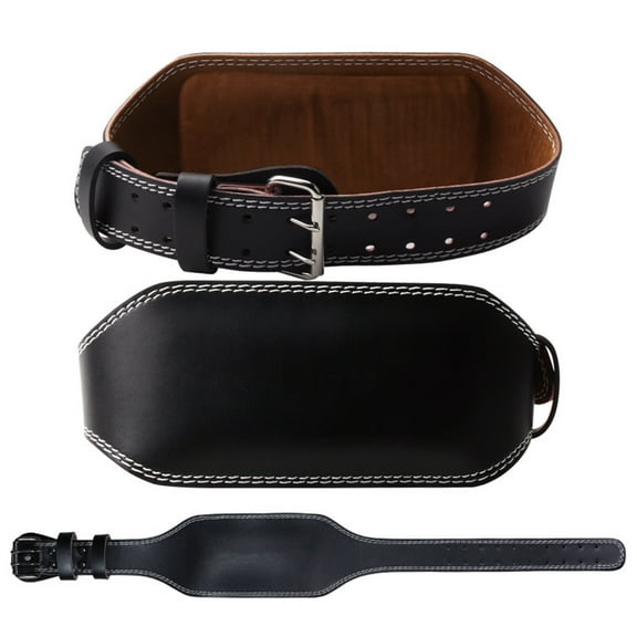 Professional Weightlifting Belt, Wide 5.9 Inch Back Support for Squats Powerlifting, Durable Leather Gym Training Waist Strap