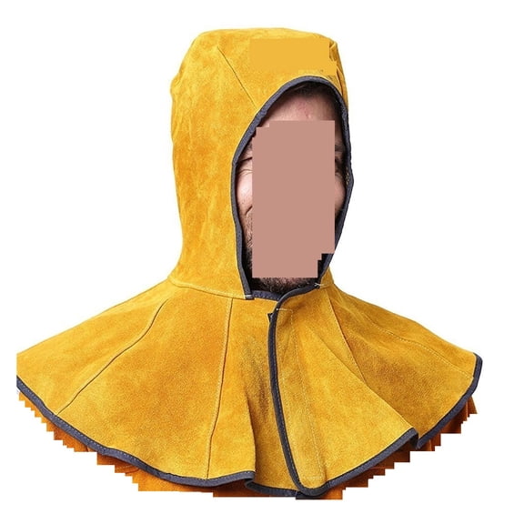 Professional Welding Hood Leather Weld Cap Spark Flame Retardant For Welder Helmet,Face Mask Shawl ,Great Choice